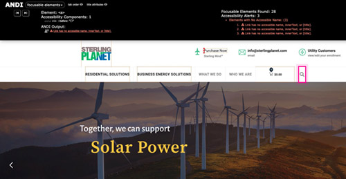 Accessible Name Defect