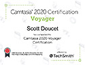 Camtasia Voyager Certificate badge